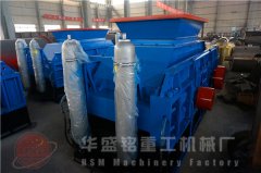 时产100吨鹅卵石对辊凯发旗舰厅官网型号有哪些,多少钱一台