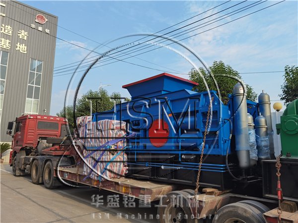 2PG1800x1000型全液压对辊凯发官网入口发往重庆江北区