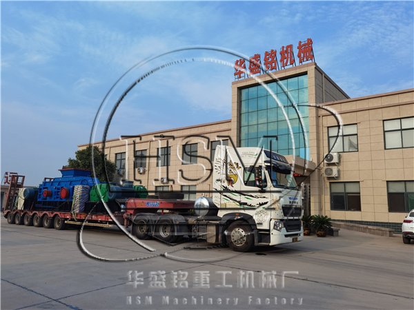 2PGY1210全液压对辊凯发官网入口装车发往湖南益阳